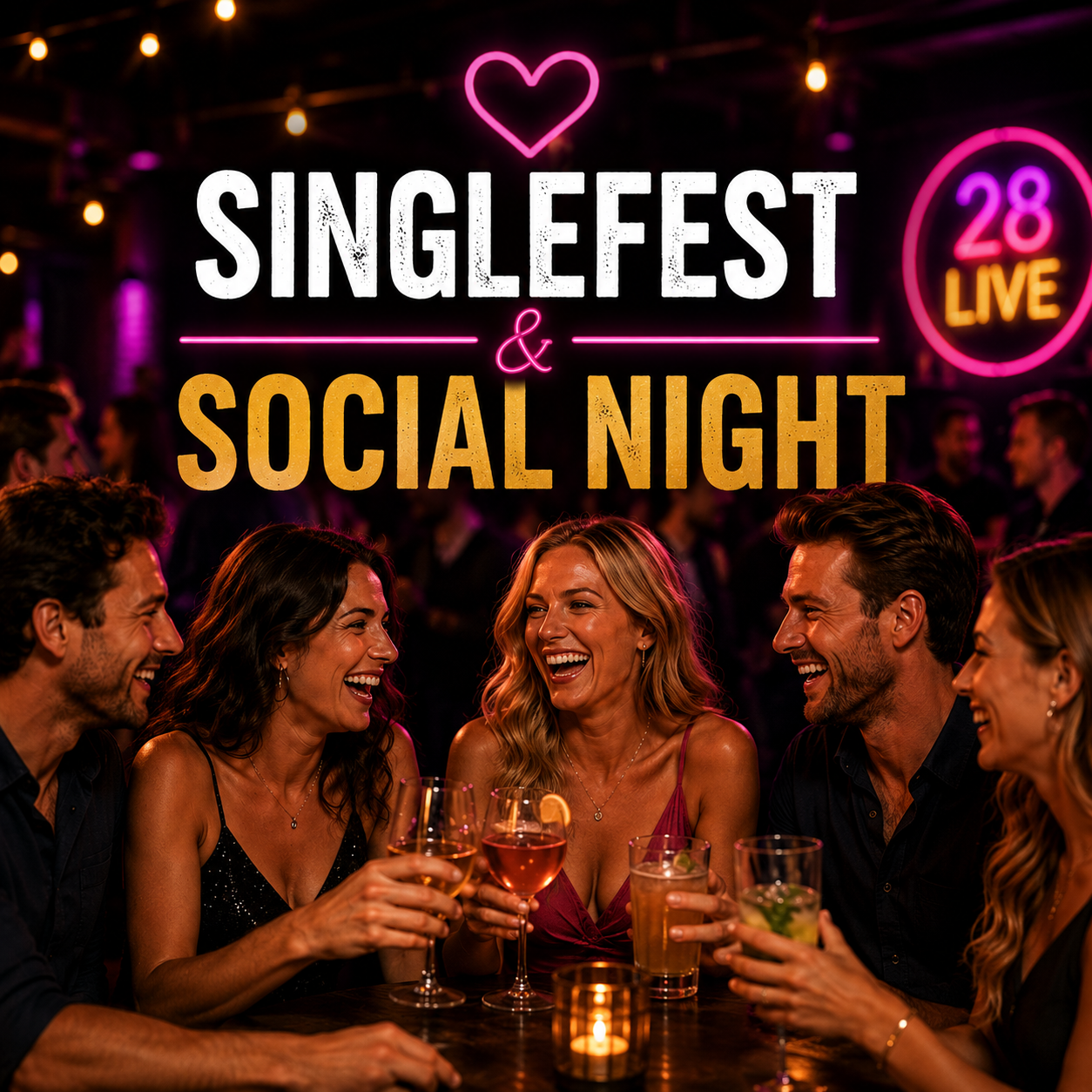 Singlefester på 28 Live
